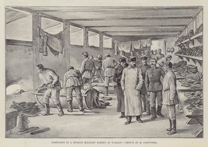 Inspectie van een Russische militaire bakkerij in Warschau door Johann Nepomuk Schonberg